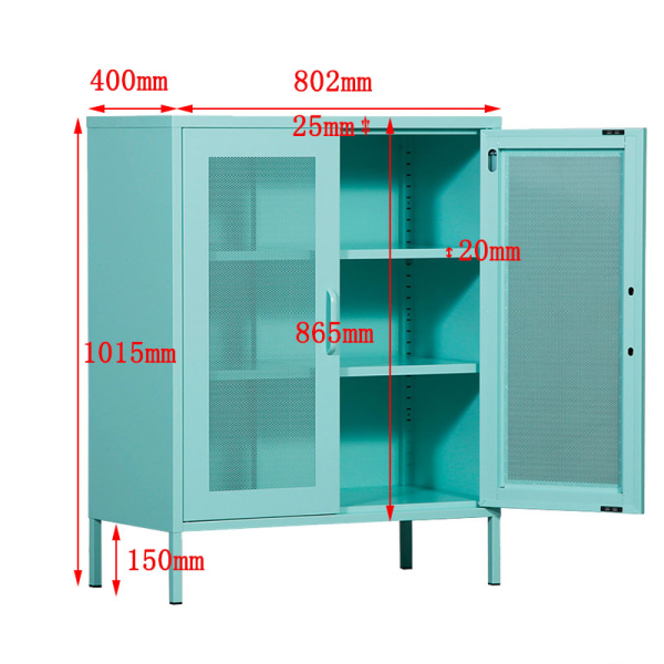 Mesh Door Storage Cabinet-001