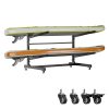 2-Tier Kayak Storage Rack with Wheels