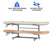 2-Tier Kayak Storage Rack with Wheels