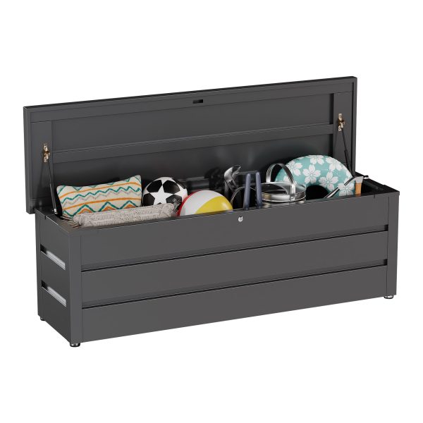 H7ed177255bca4effae673af9eb5bfd7fD Outdoor Storage Box with Hydraulic Lid