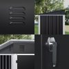 Outdoor Steel Garden Shed with Double Doors