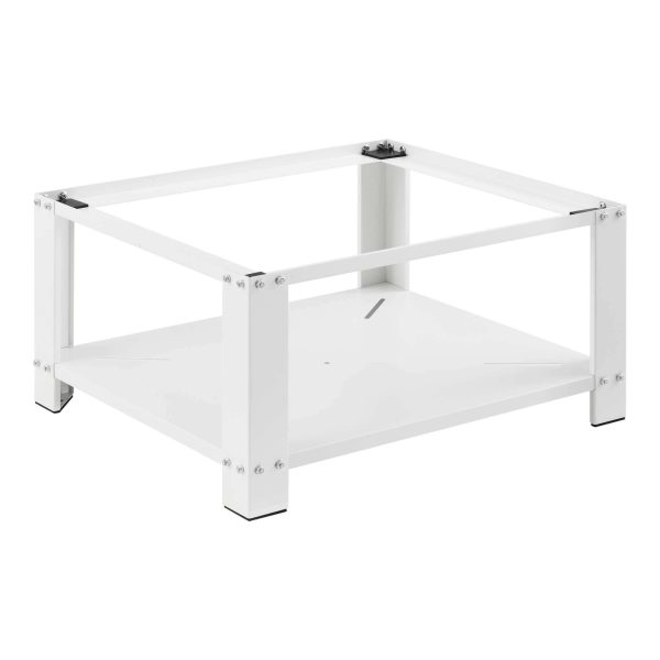Washing Machine Stand with Storage Shelf