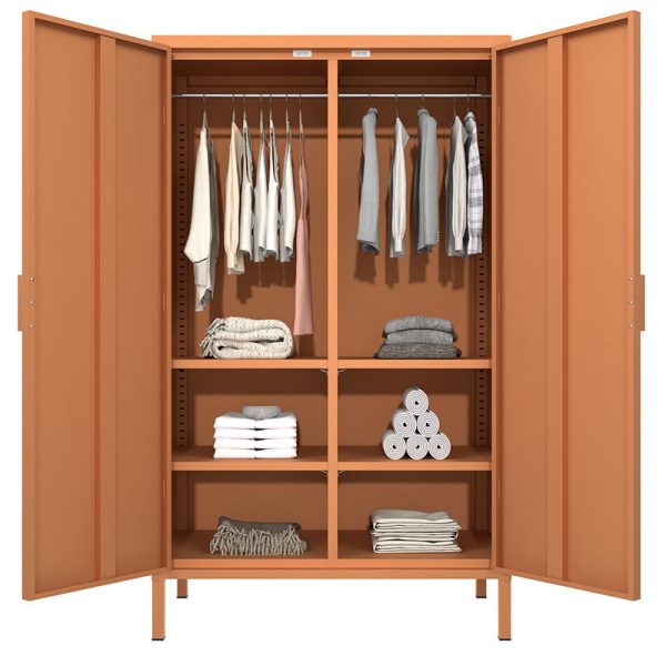 Ha74b9998d1fe40b1b4f871a2bc2258a5i Double Door Steel Home Wardrobe-001
