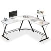 L Shape Corner Desk Gaming Table
