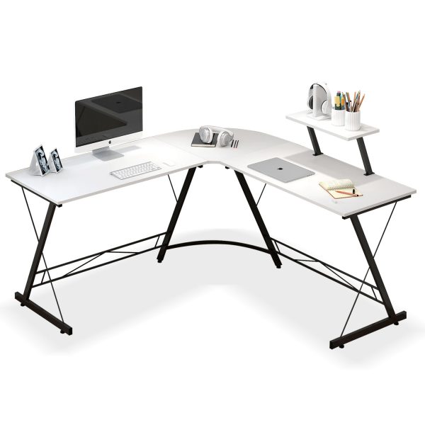 L Shape Corner Desk Gaming Table