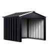 Corner Metal Storage Shed-004