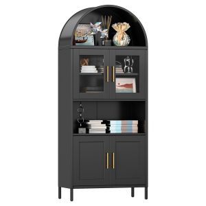 Arched Metal Storage Cabinet