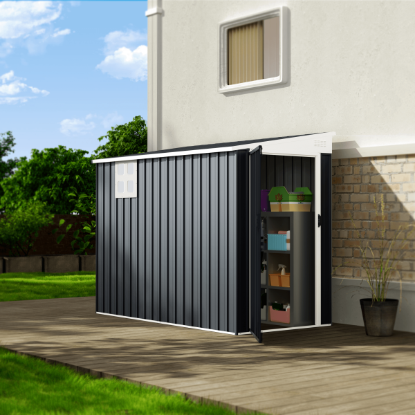 Metal Garden Storage Shed-002