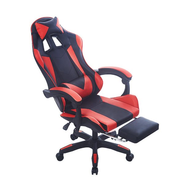 Ergonomic Gaming Chair with Footrest