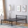 Steel Single Bed Frame with Headboard