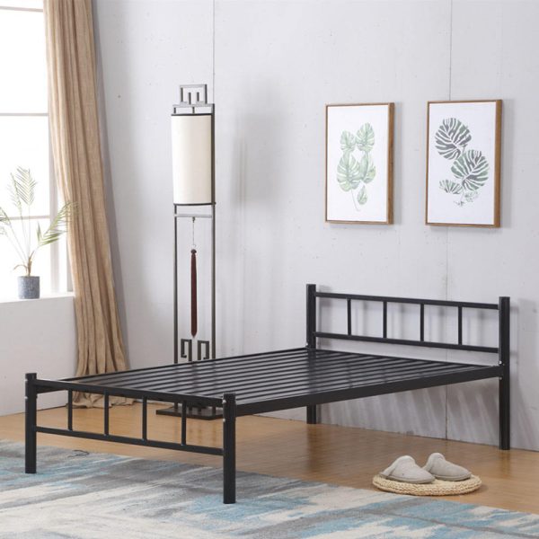 Steel Single Bed Frame with Headboard