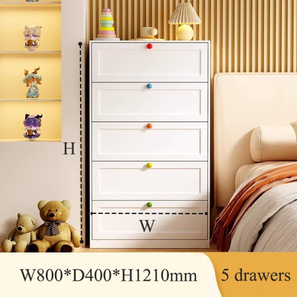 Steel Storage Cabinet with Colorful Drawers
