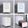 x2 3-Drawer Mobile Pedestal With Lock