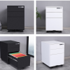 3-Drawer Mobile File Cabinet with Lock