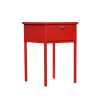 Metal Nightstand with Drawer
