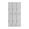 6-Door Steel Locker with Key-002