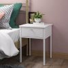 Metal Nightstand with Drawer