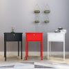 Metal Nightstand with Drawer