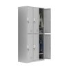 6-Door Steel Locker with Key-002