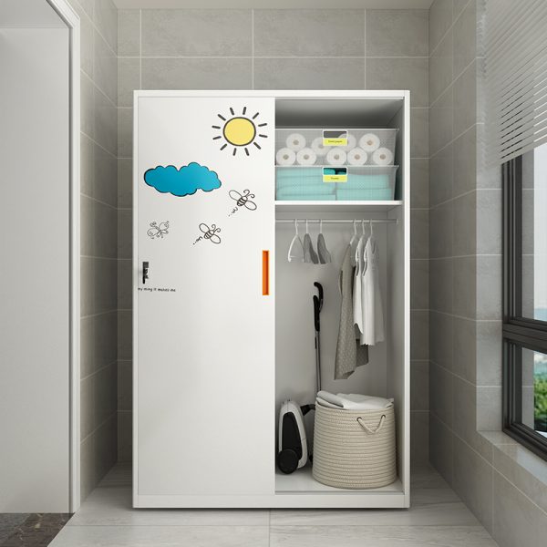 Sliding Door Wardrobe with Print