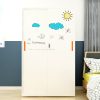 Sliding Door Wardrobe with Print
