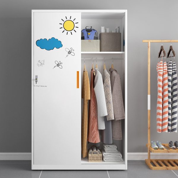Sliding Door Wardrobe with Print