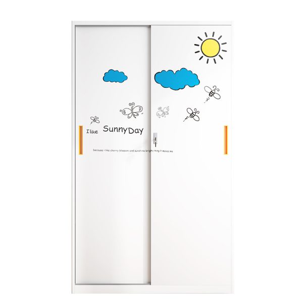 Sliding Door Wardrobe with Print