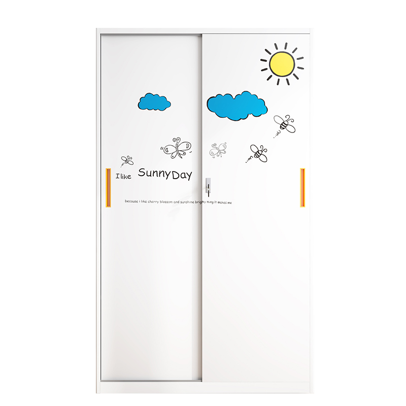 Sliding Door Wardrobe with Print