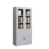 2-Door Grey Steel Office Filing Cabinet