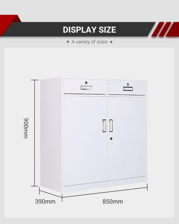 对门二斗白_04 Steel Low Cabinet with Drawers Office Filing Cabinet