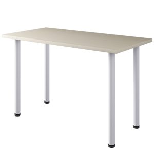 Steel-Leg Computer Desk