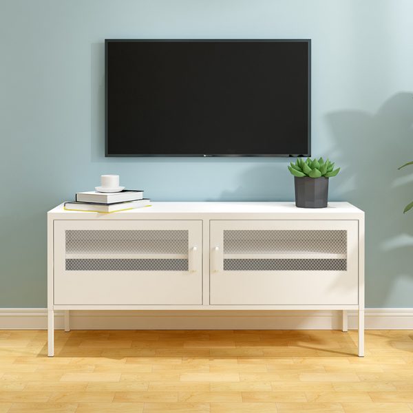 Mesh Door TV Cabinet-002
