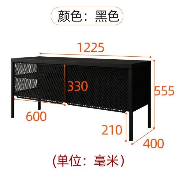 Mesh Door TV Cabinet-002