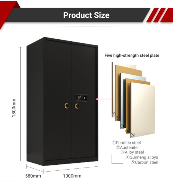 Large Safe Cabinet with Digital Lock