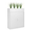 Planter File Cabinet with Sliding Doors
