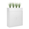 Planter File Cabinet with Sliding Doors
