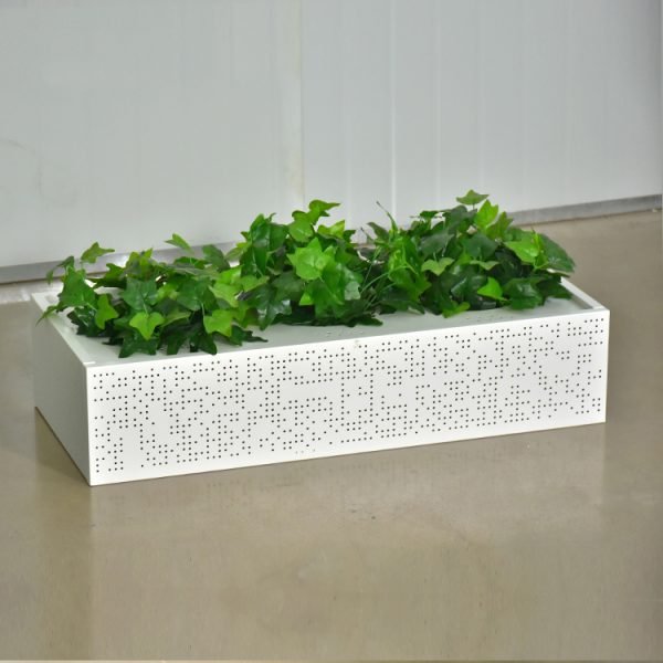 Planter File Cabinet with Sliding Doors
