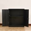 2-Tier Steel File Cabinet with Lock