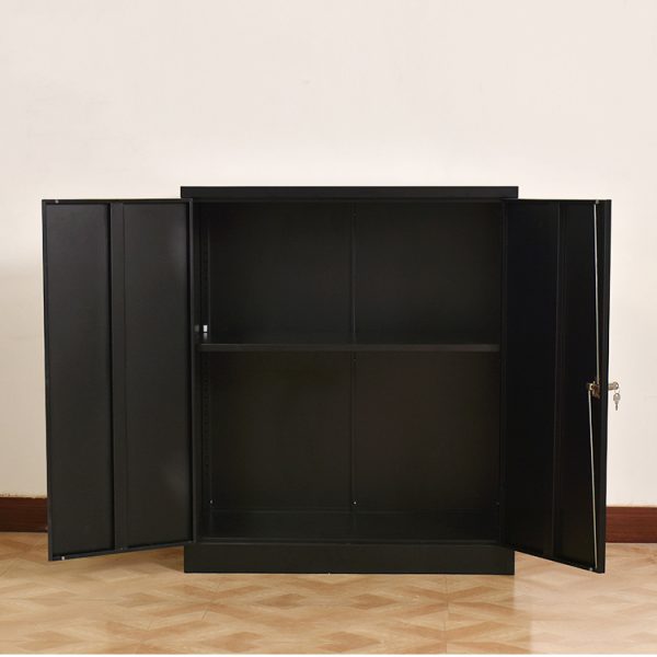 2-Tier Steel File Cabinet with Lock