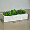 Planter File Cabinet with Sliding Doors