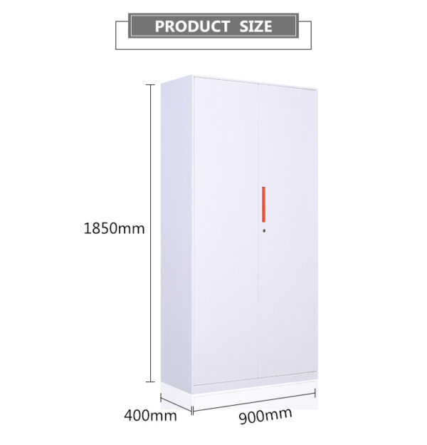 Steel filing cabinet with Color Handle