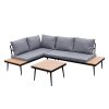 Outdoor Sofa Set with Table