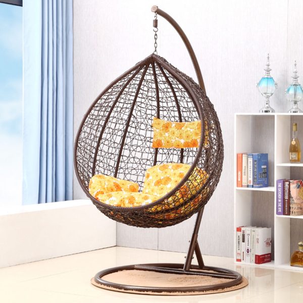 Rattan Egg Swing Chair with Stand