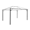 3x4m Outdoor Gazebo with Curtain