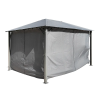 3x4m Outdoor Gazebo with Curtain