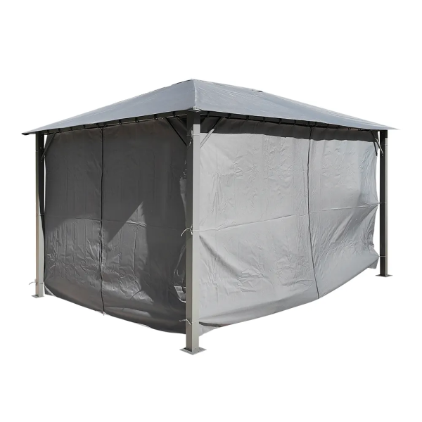 3x4m Outdoor Gazebo with Curtain