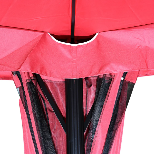 Gazebo Tent with Double Roof