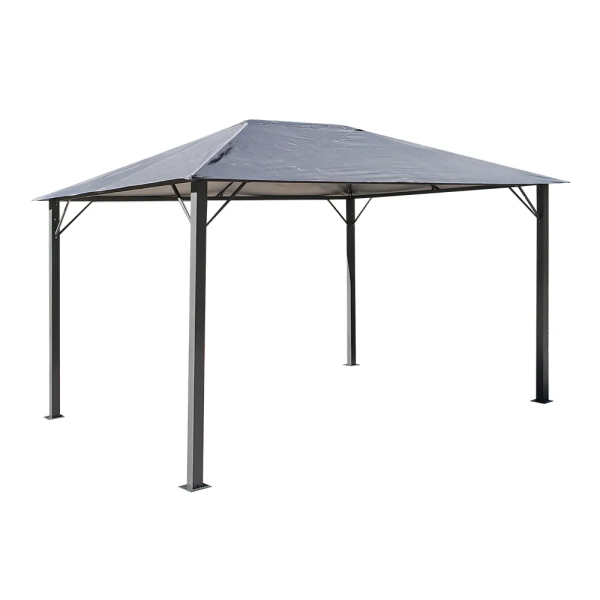 3x4m Outdoor Gazebo with Curtain