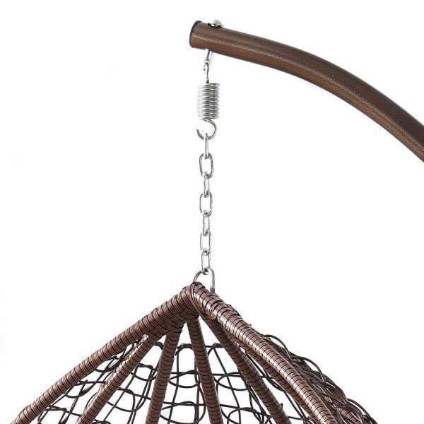 Rattan Egg Swing Chair with Stand
