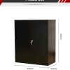 2-Tier Steel File Cabinet with Lock